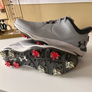 Under Armour HOVR Drive Pro S3 Golf - WATERPROOF - Gray - Mens